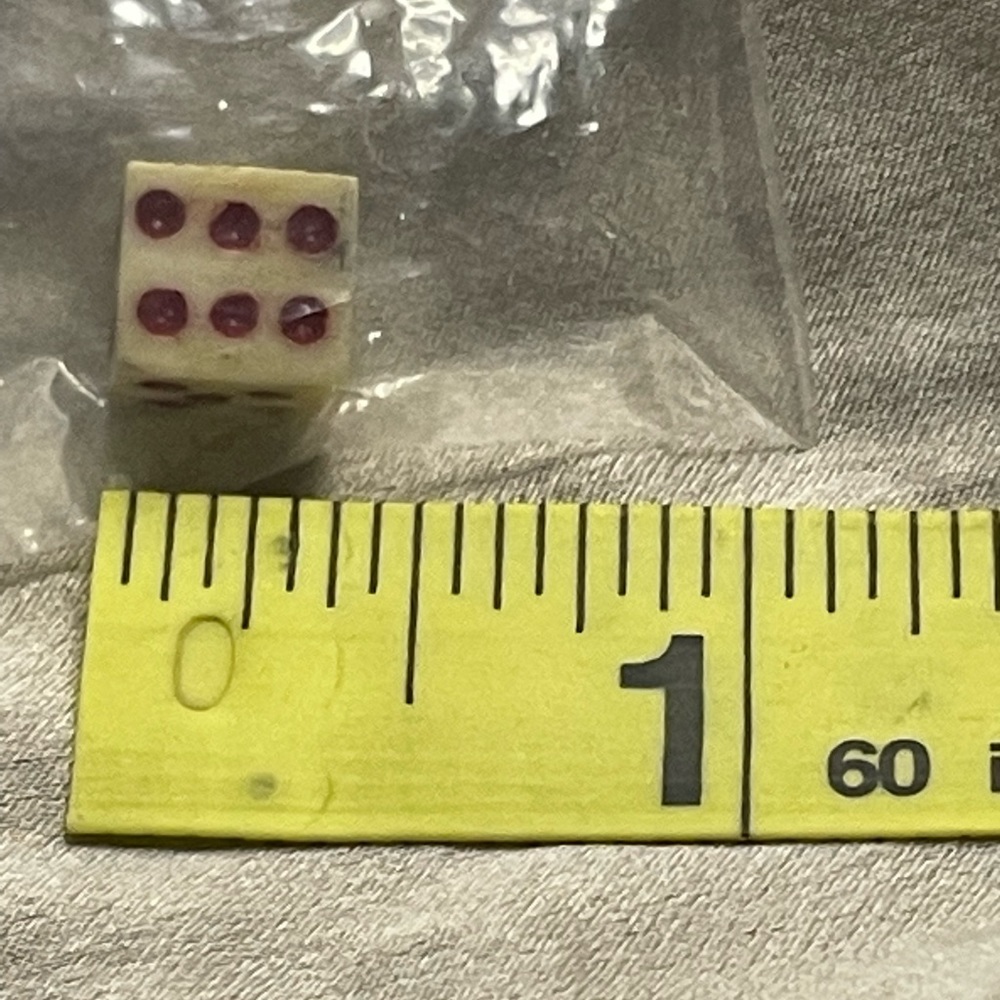 Antique bone die - Picture 4 of 6